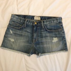 Current/Elliott Boyfriend Jean Shorts